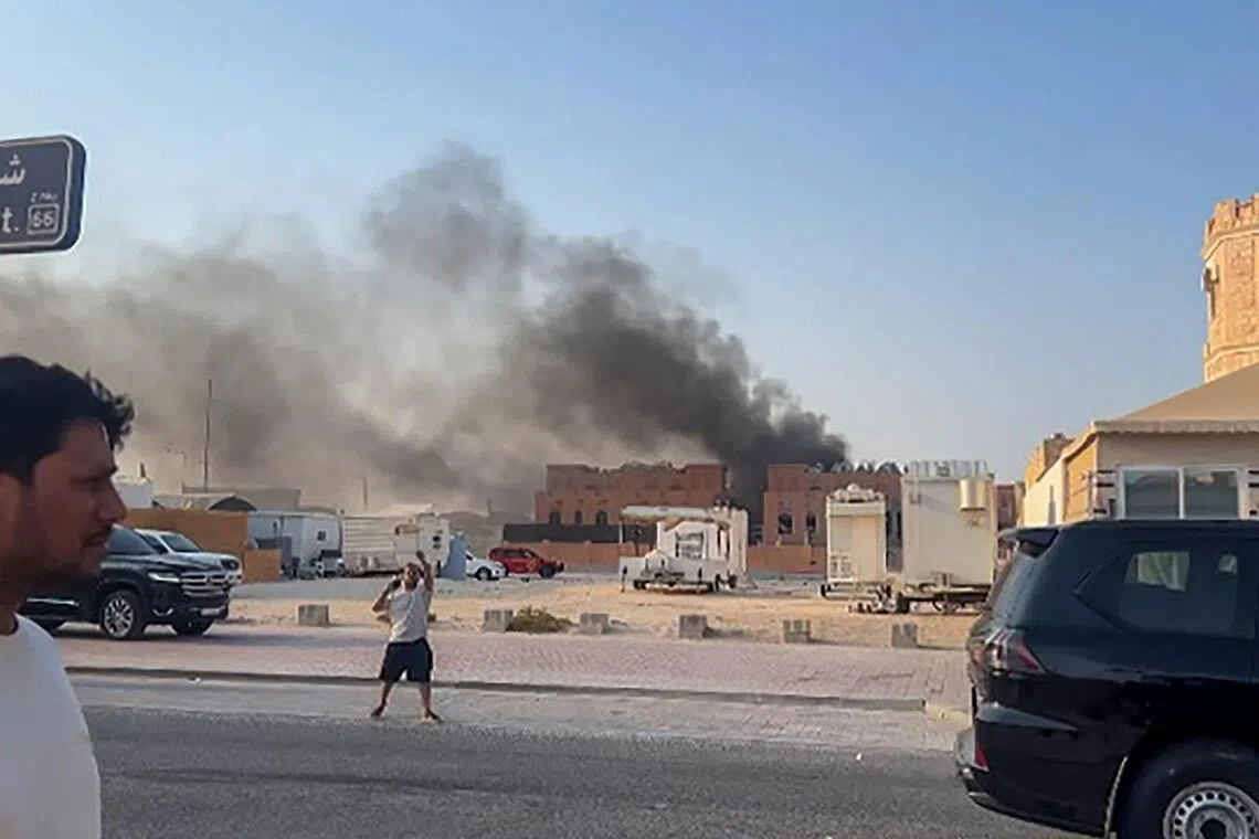 Israel had struck Qatar on Sept 9, targeting officials from Hamas who were there to discuss a US peace proposal.