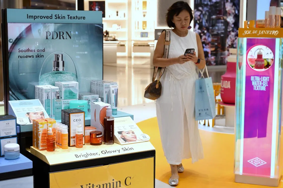 PDRN front-of-store display at Sephora, ION photographed on Aug 19.