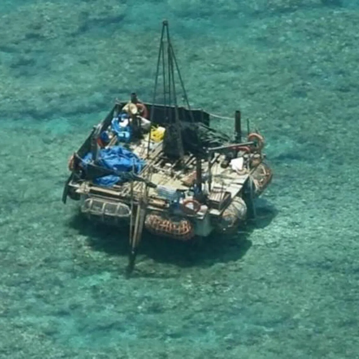 Patrols conducted by Philippine authorities on the morning of June 17 confirmed the removal of the floating platform previously monitored within the lagoon of Scarborough Shoal.