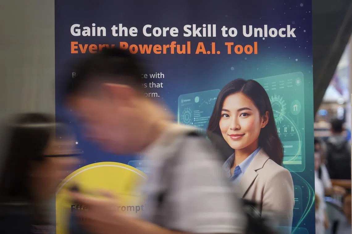 Prime Minister Lawrence Wong said on Feb 12 that companies must adopt AI comprehensively to transform the economy.