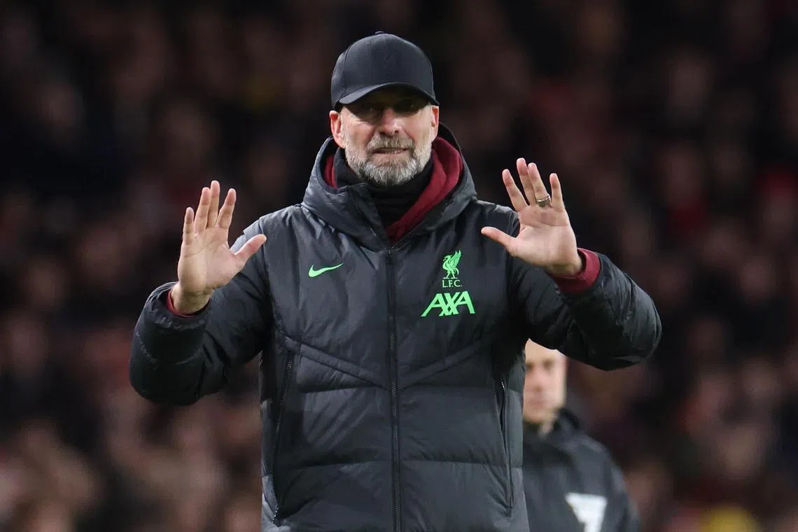 Liverpool manager Jurgen Klopp knows his team are fighting on four fronts this season, and will seek to beat Fulham in the first leg of the League Cup semi-finals.