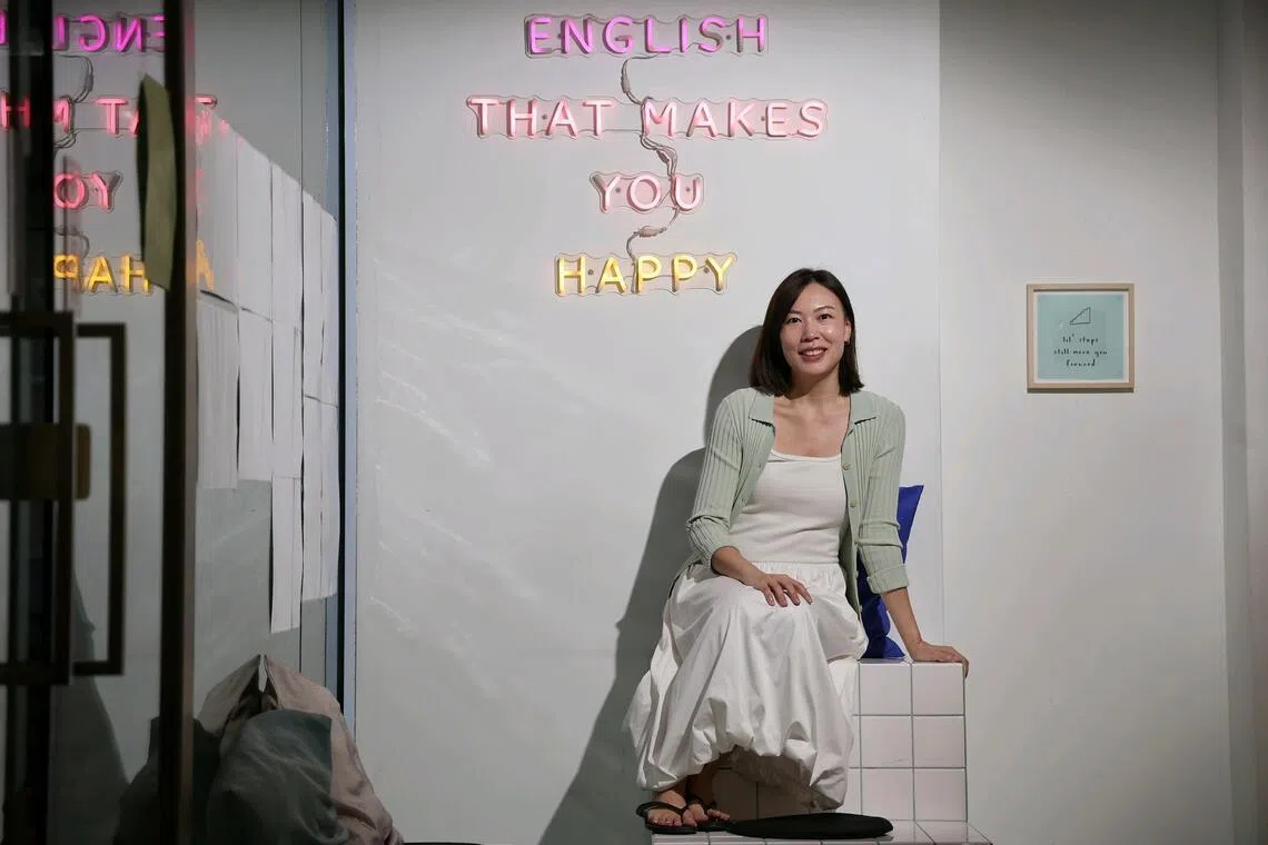 Delia Siow, head of primary English curriculum at an English tuition centre, is a believer in model compositions and encourages students to build a bank of master plots.