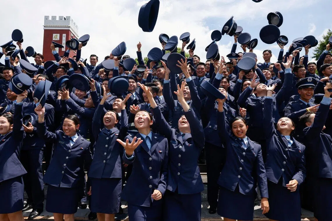Taiwan's President Urges Cadets to Combat Chinese Espionage