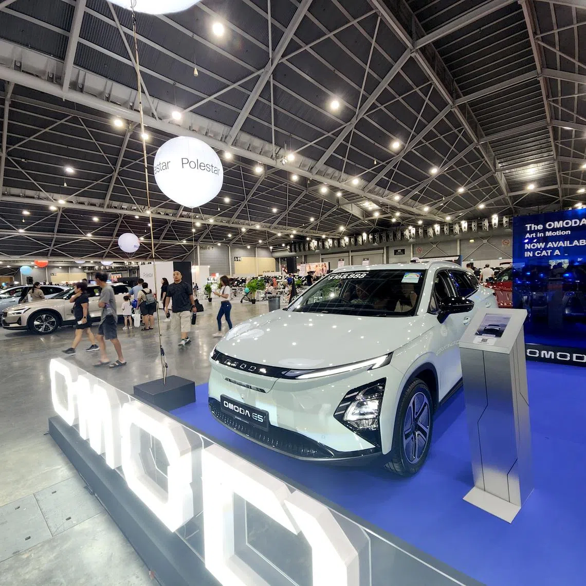 There are more EV models available under Category A in 2024, including the Omoda E5.