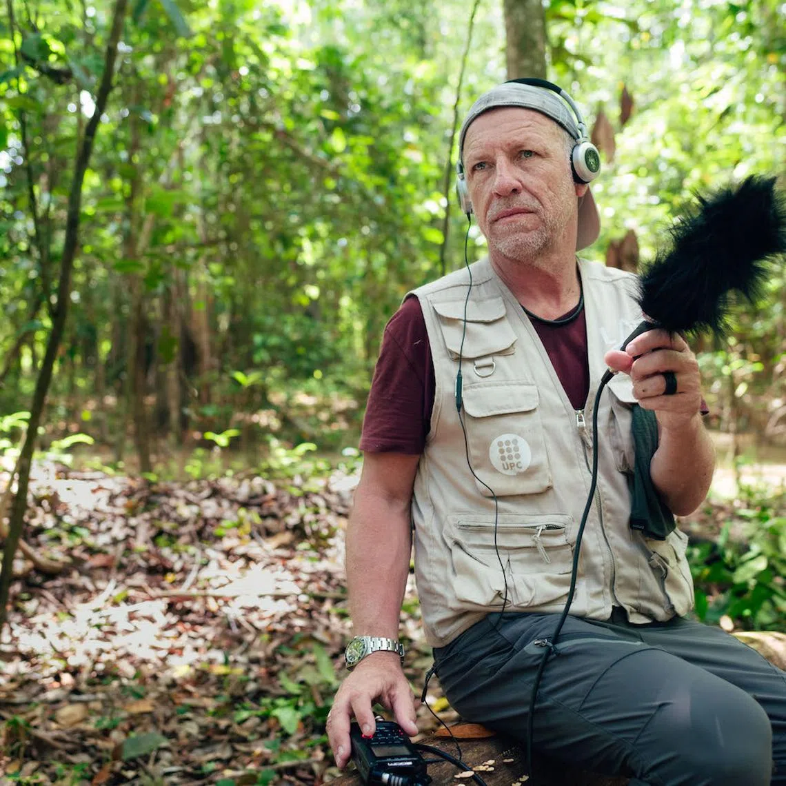 French bioacoustics scientist and 2002 Rolex Awards Laureate Michel Andre, is installing acoustic sensors in the Amazon rainforest to monitor its health. 