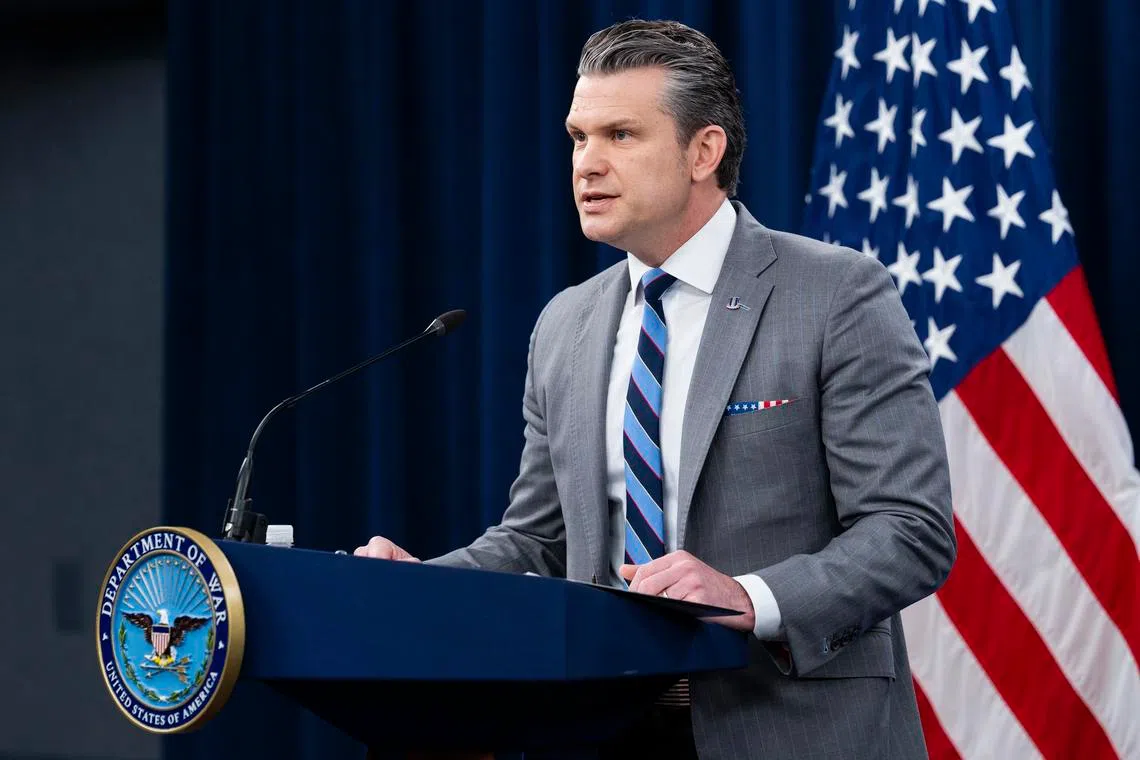 US Defence Secretary Pete Hegseth has been compared unfavourably with some of his predecessors like Mr Robert McNamara and Mr Donald Rumsfeld.