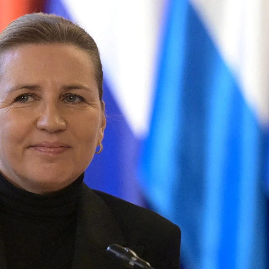 FILE PHOTO: Danish Prime Minister Mette Frederiksen attends a session with heads of state at the Hamburg Townhall, on the day of the third international North Sea Summit, in Hamburg, Germany January 26, 2026. REUTERS/Fabian Bimmer/Pool/File Photo