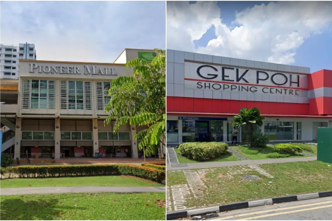 Goh Mei Chi threw and broke plates in a coffeeshop at Pioneer Mall, and tried to hug patrons and staff at Gek Poh Shopping Centre. 