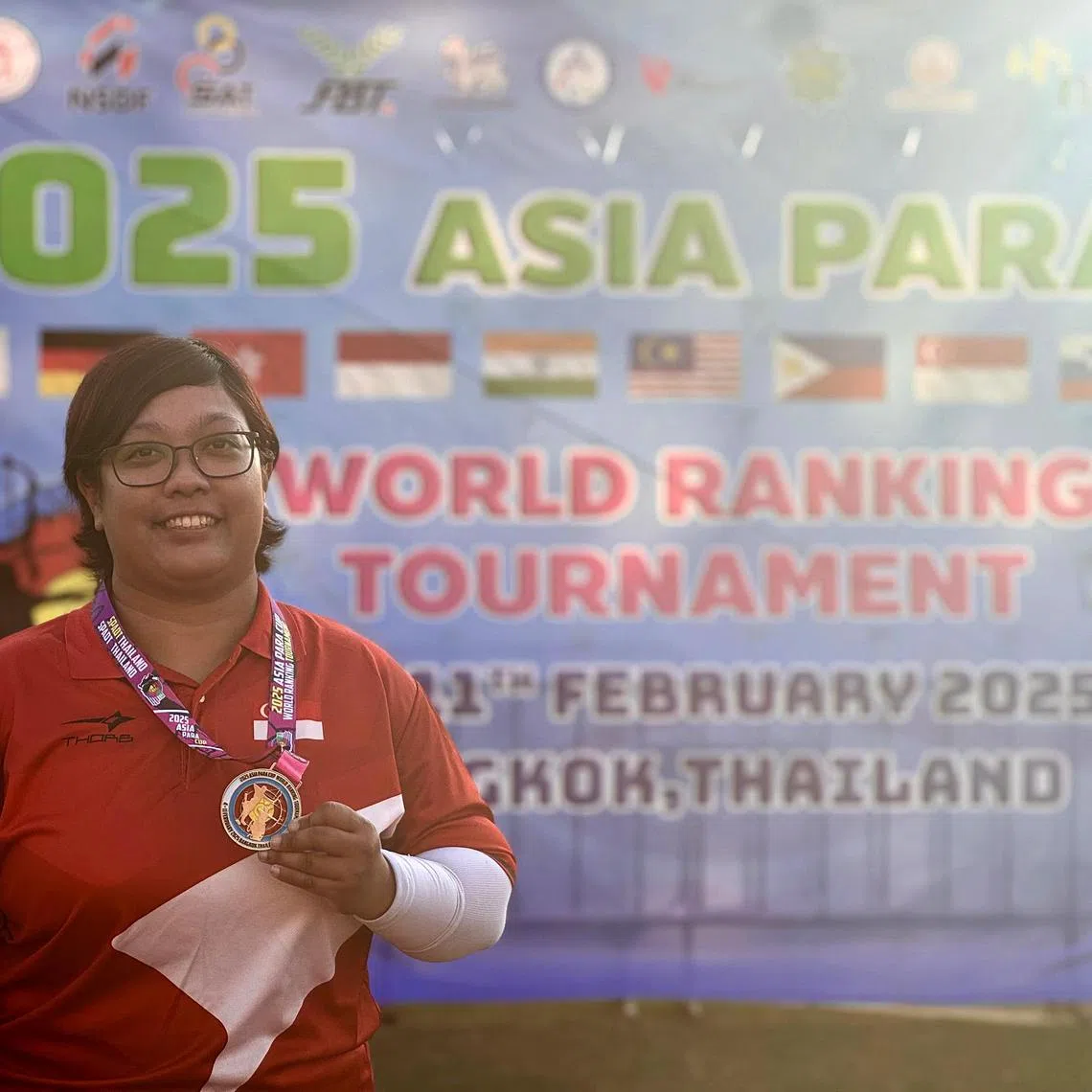 dlpara11 - Singapore's Syahidah Alim wins silver at the 2025 Asia Para Cup - World Ranking Tournament in Bangkok, Thailand.

credit: Singapore Disability Sports Council
section: Sports
copyright: For SPH use only