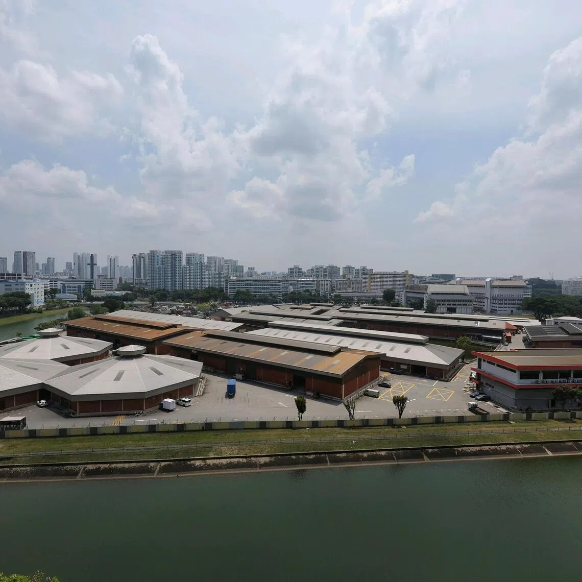 The view of factory buildings in Kallang Distripark as seen from 15 Upper Boon Keng Road on Aug 14.