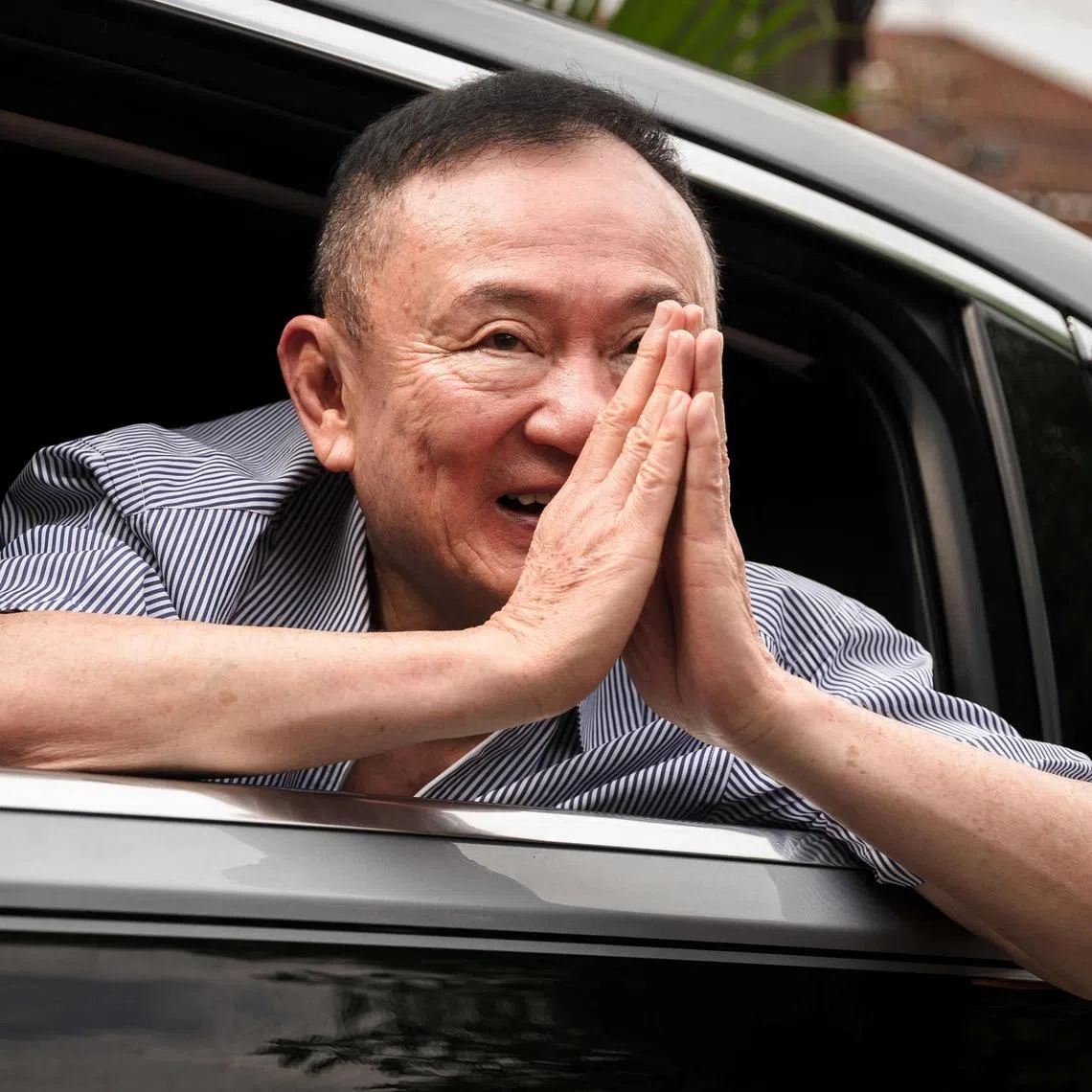 Former Thai premier Thaksin Shinawatra is expected to board a private jet as soon as authorities complete paperwork confirming the end of his jail term.