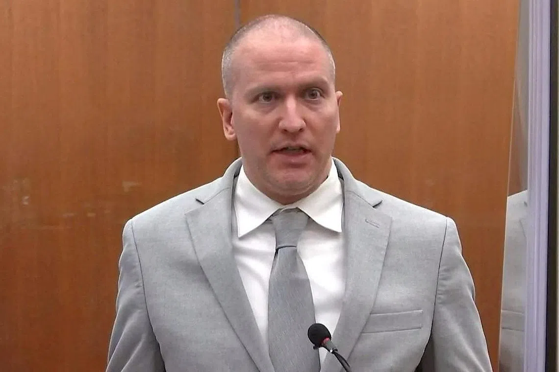 Derek Chauvin is serving a 21-year sentence for violating Mr George Floyd’s civil rights and a concurrent 22½ years for murder on his conviction.
