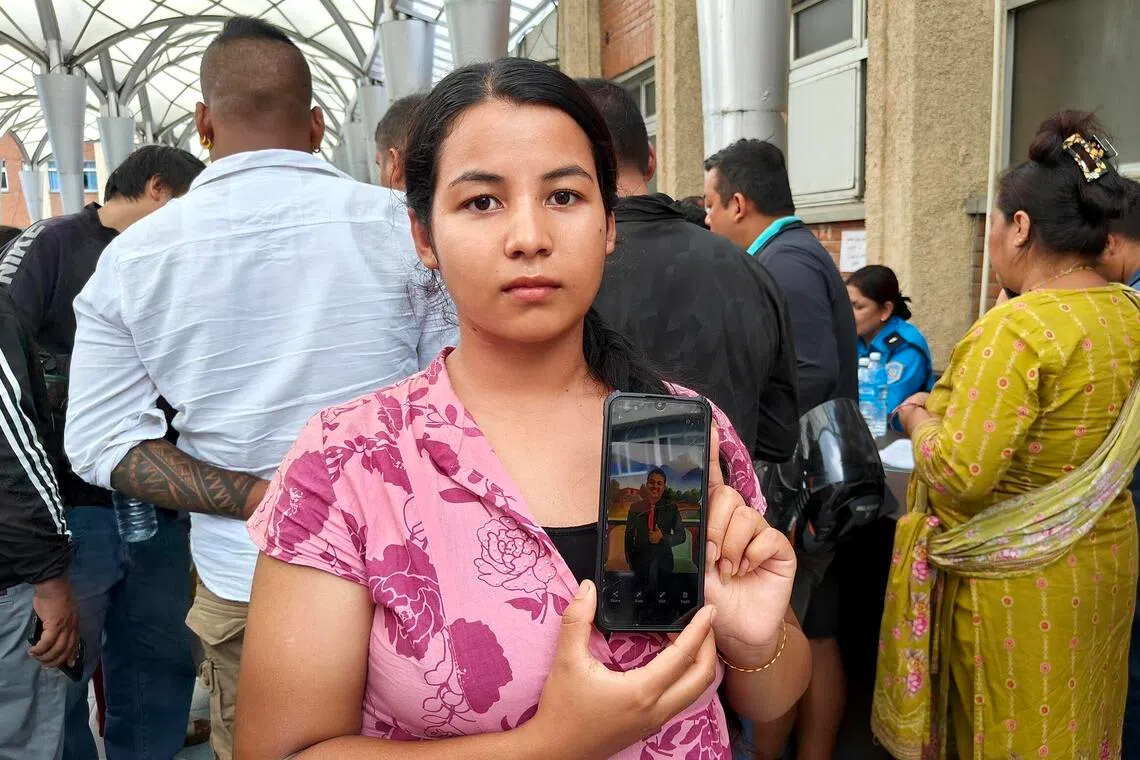 Sushila Shrestha is looking for her 21-year-old brother, Bir Bahadur Shrestha, a truck driver headed to the Chinese border to ferry goods back into the country.