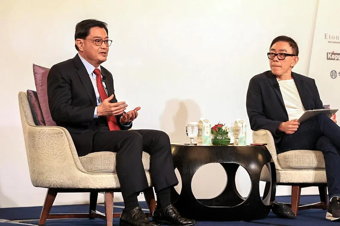 DPM Heng Swee Keat said Singapore’s businesses should have sufficient risk management measures, just like Singapore and its reserves.