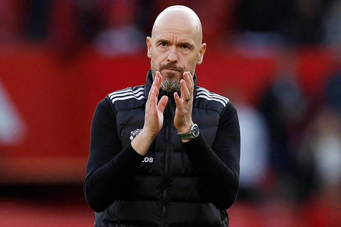 Erik ten Hag wrote a letter thanking the club’s fans for their support on the same day his successor, Ruben Amorim, was confirmed.