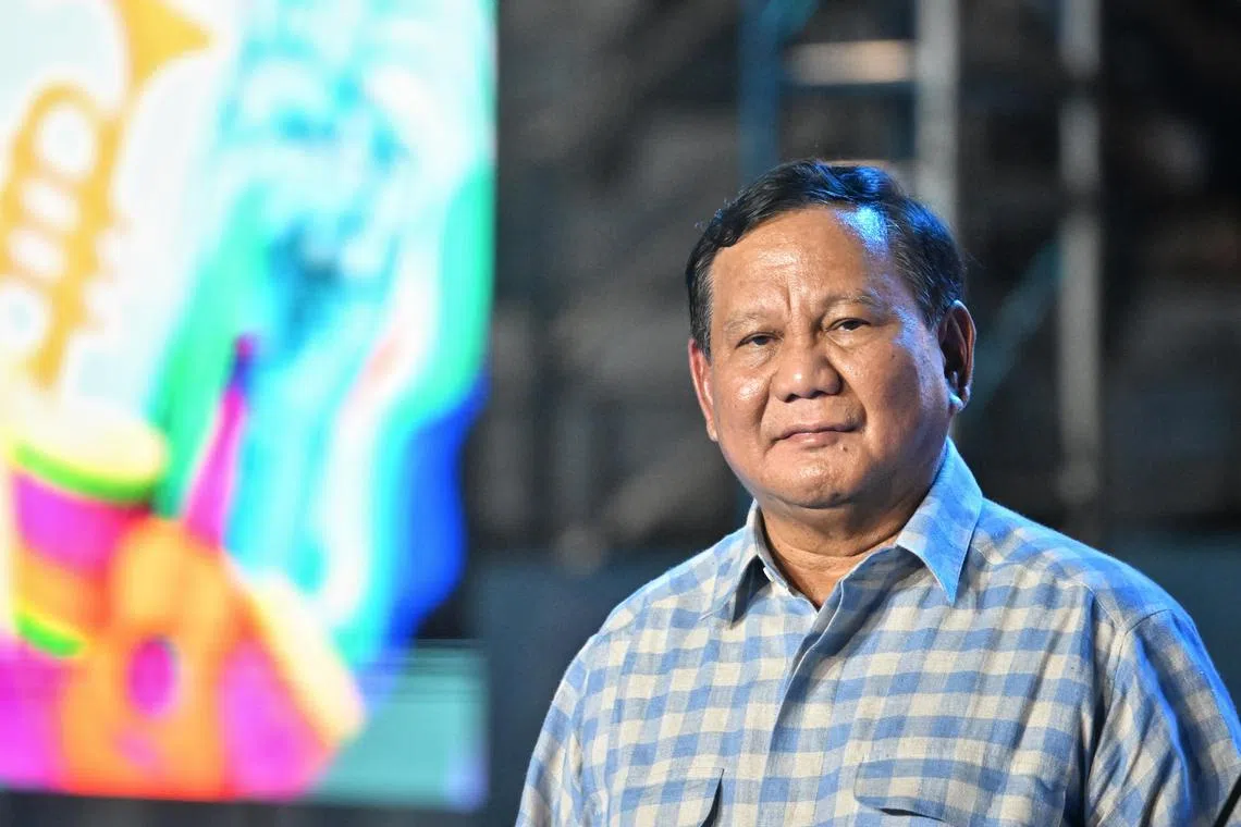 Mr Prabowo – who takes office later in 2024 – will visit China from March 31 until April 2.