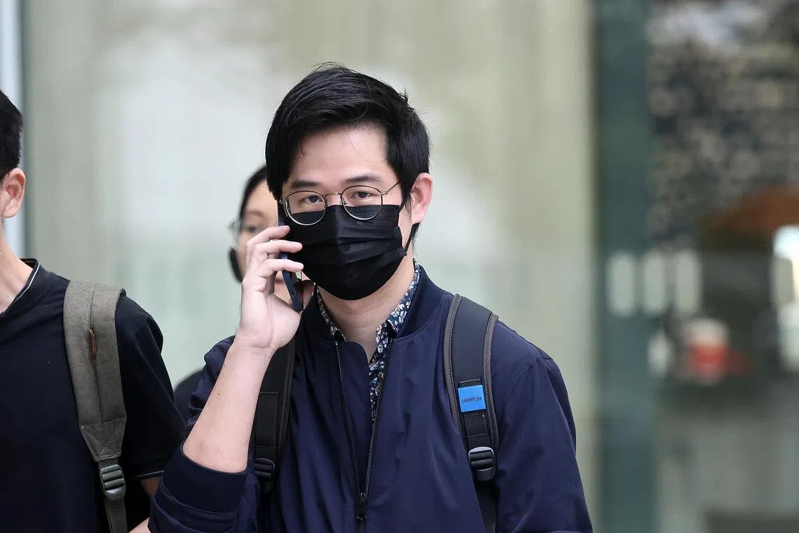 Lau Chee Yoong committed the offence as he felt pressured by Woodlands Wellington FC's then finance executive.