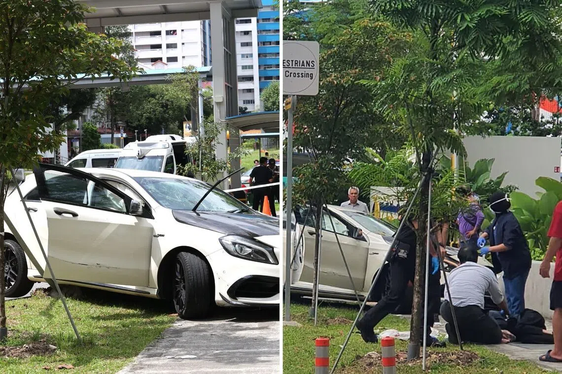 The driver was arrested for driving under the influence of intoxicating substances. E-vapourisers and related components were found in his car.