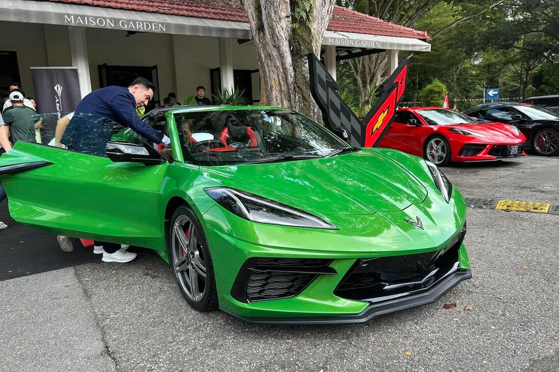 The 2026 Corvette Stingray was unveiled on July 18, in Dempsey Road.