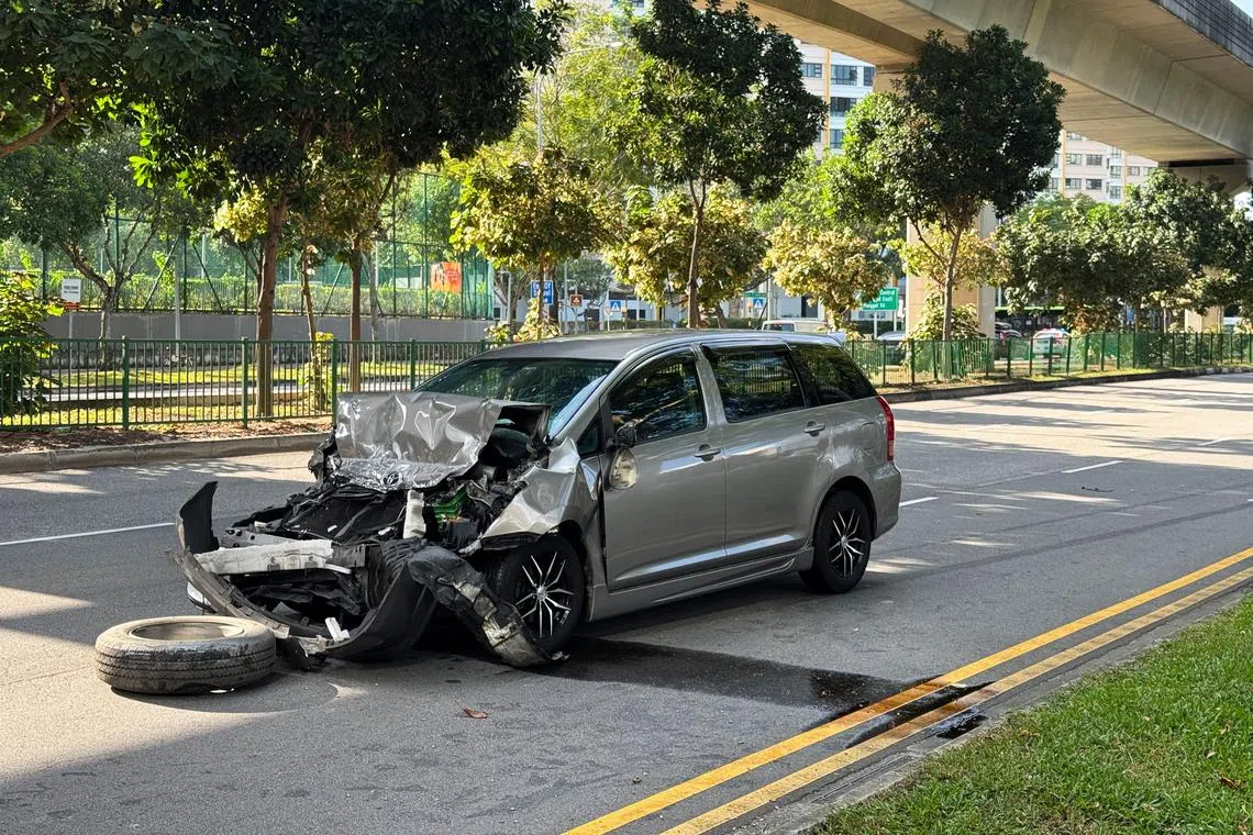 A 38-year-old man was later identified as the driver and was arrested for suspected drink driving and suspected drug-related offences.