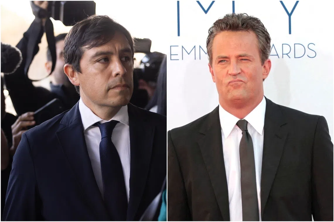 Salvador Plasencia (left) acknowledged then that he injected Matthew Perry with ketamine at the actor’s home and in the back seat of a parked car, and that doing so was not for legitimate medical purposes.