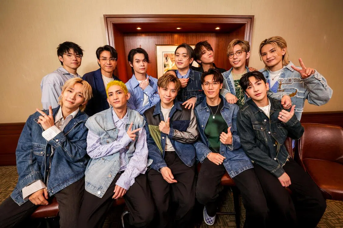 The 12 members of Hong Kong boy band Mirror are (clockwise from top left) Ian Chan, Anson Kong, Tiger Yau, Jer Lau, Keung To, Edan Lui, Jeremy Lee, Anson Lo, Stanley Yau, Frankie Chan, Lokman Yeung and Alton Wong.