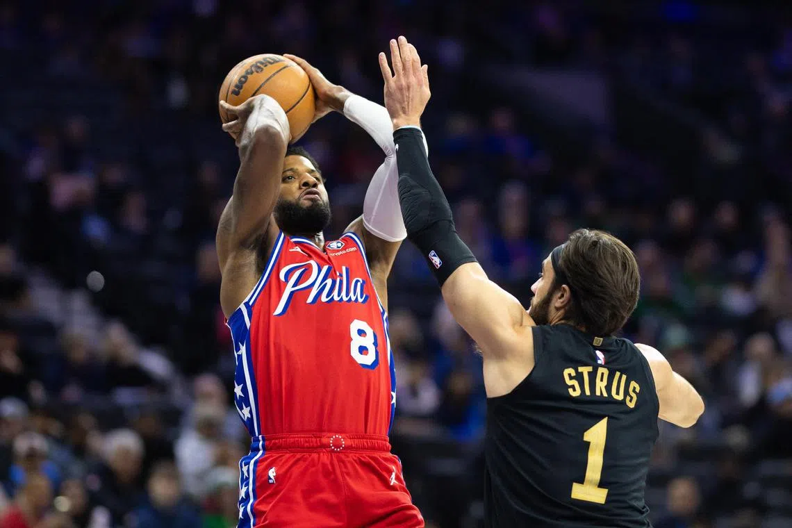 Tyrese Maxey, Paul George shine as struggling Philadelphia 76ers stun ...