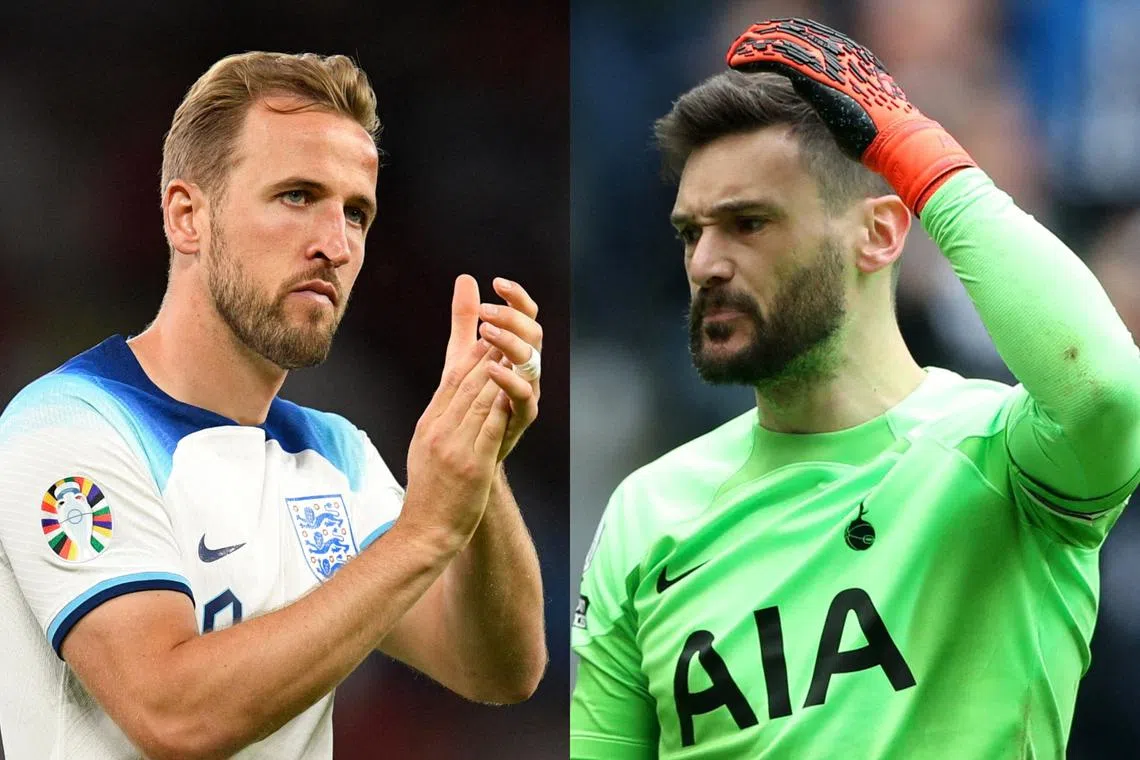Harry Kane (left) is included in Spurs' squad for their pre-season Asia-Pacific tour, but not club captain Hugo Lloris.