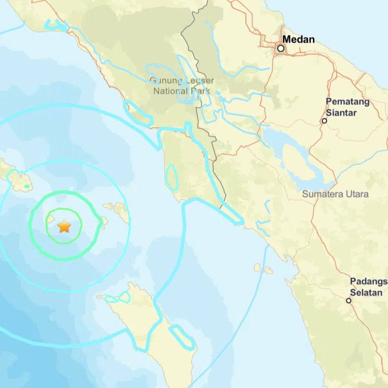 A 6.1-magnitude earthquake struck off the Indonesian island of Sumatra on March 3.
