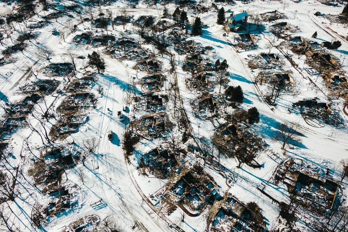 Researchers examined donations to hundreds of people who lost their homes in the 2021 Marshall Fire in Boulder, Colorado. More than 1,000 homes were destroyed in that disaster.