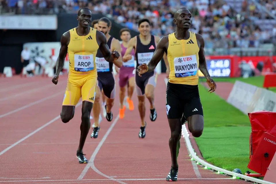 Emmanuel Wanyonyi follows up Olympic win with sizzling 800 metres in ...