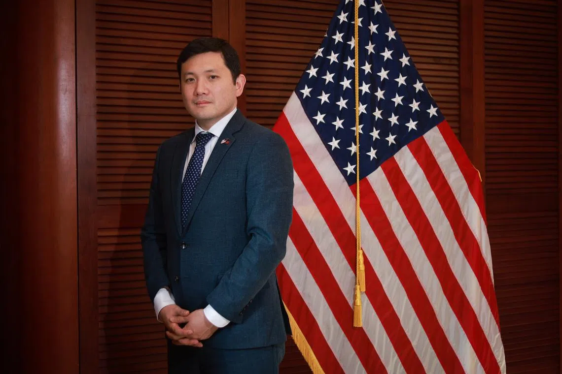 US Ambassador to ASEAN Kevin Kim at the US embassy in Singapore.