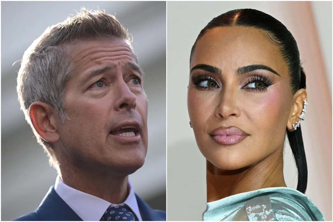 Sean Duffy (left) confirmed that the 1969 moon landing happened after Kim Kardashian expressed doubts.