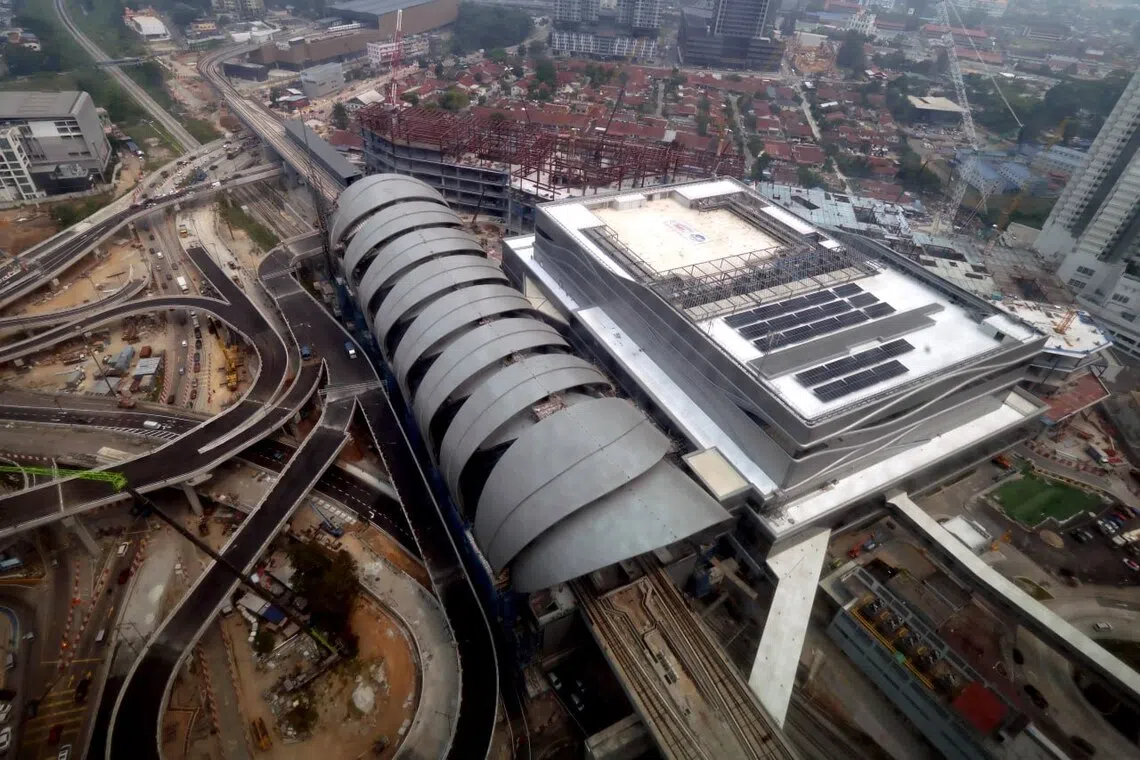 A view of the Bukit Chagar RTS station.