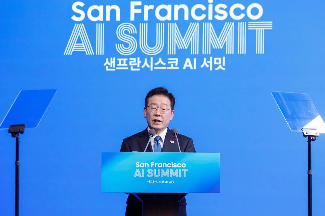 South Korea President Lee hosts US tech summit, calls for new AI era