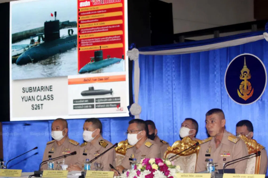 Thailand has already paid a 7 billion baht (S$264.55 million) instalment to China for the purchase of one of three Yuan Class S26T submarines.