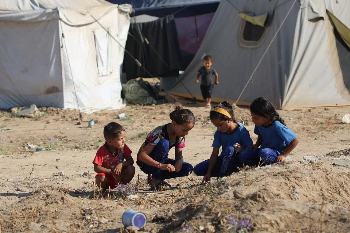 The plan describes the camps as "large-scale" and "voluntary" places where the Gazan population could temporarily reside, deradicalise and re-integrate.