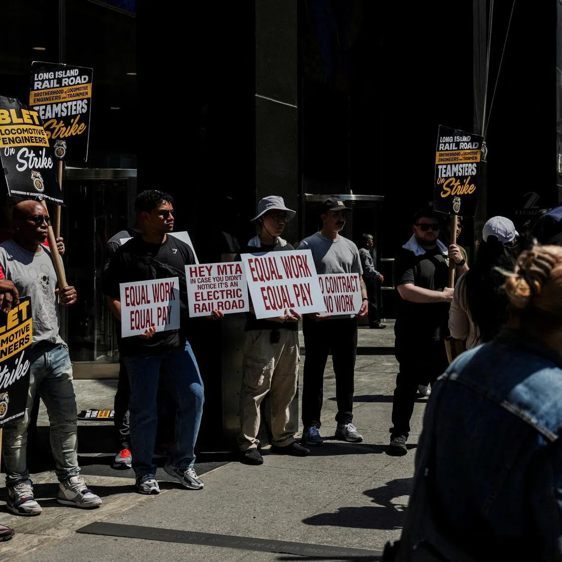 The workers said they had not received any wage increases in three years.