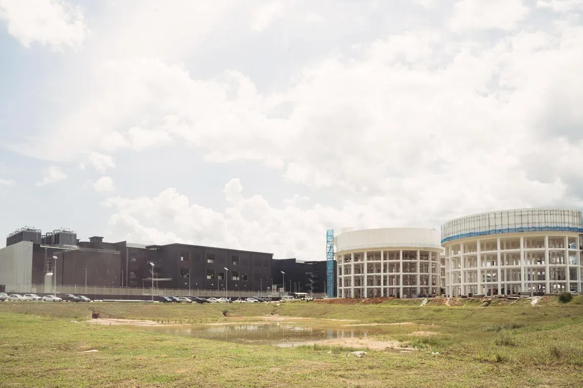 A data center project that Nvidia is building with the energy subsidiary of one of Malaysia's biggest conglomerates in Johor, Malaysia, on Sept 11.