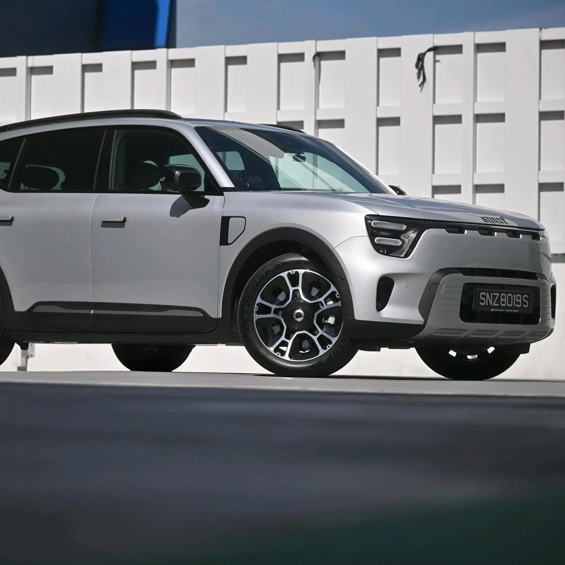 Interior and exterior of the Smart #5 Pro on Oct 28, 2025.