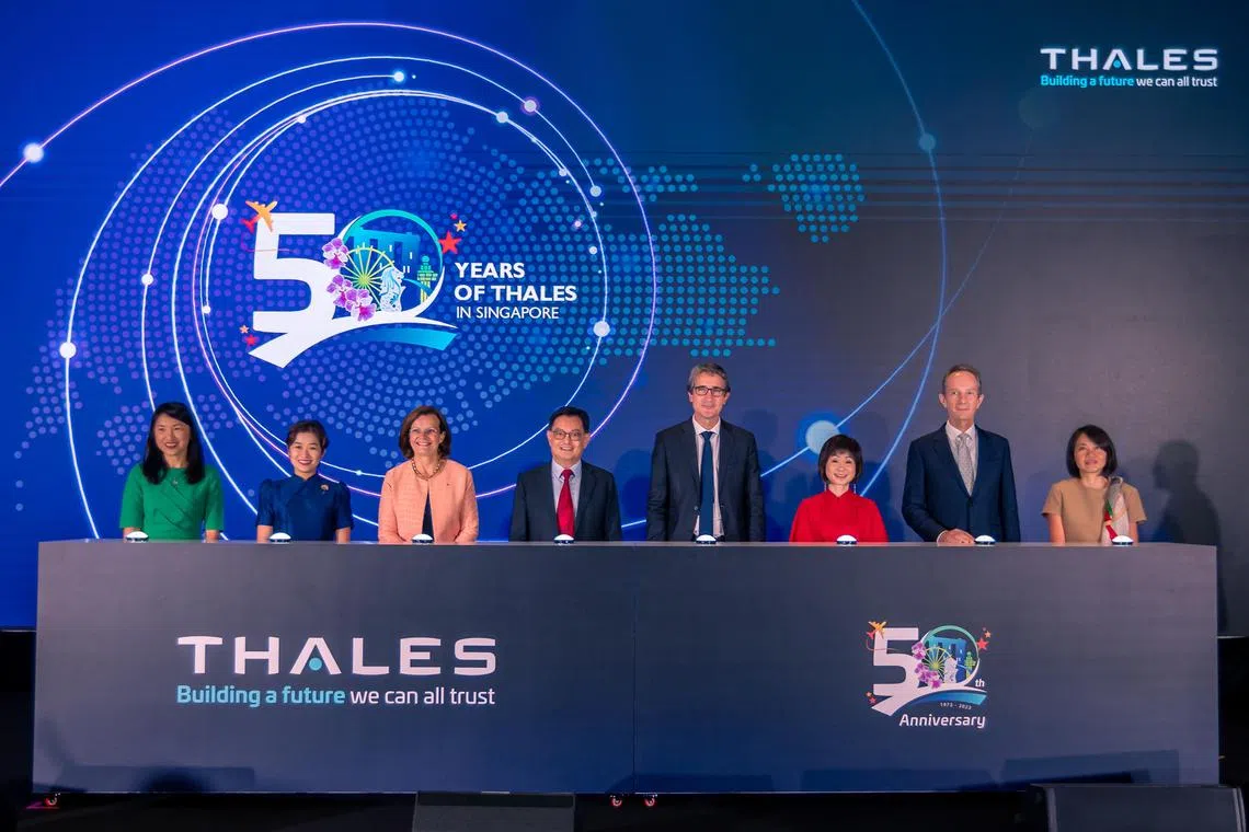 Deputy Prime Minister Heng Swee Keat (fourth from left) said that Singapore’s partnership with the firm is built on strong mutual trust and a shared long-term view.