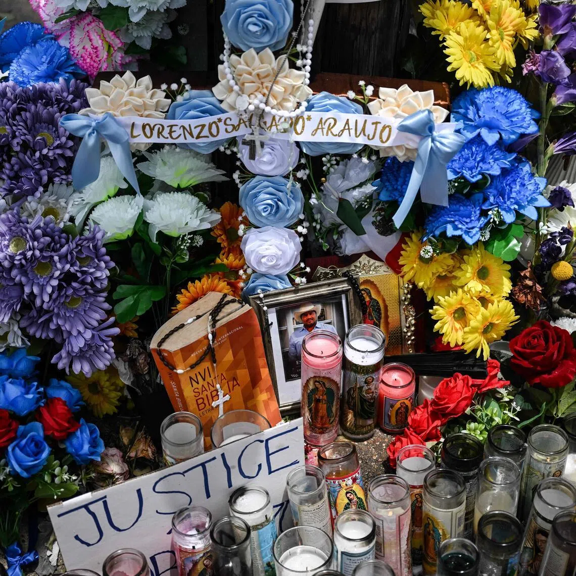 More than 1,000 people marched peacefully through the neighbourhood on July 8 and residents have laid flowers and candles at the scene.