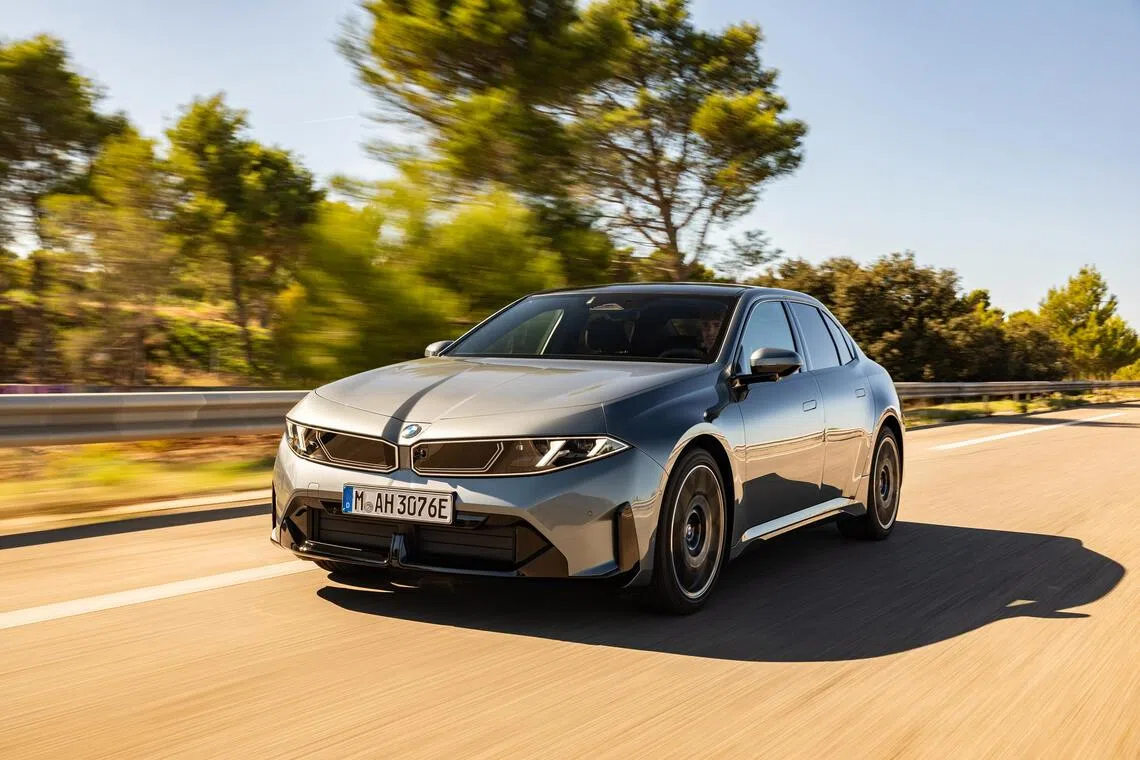 Sleek and slick: The BMW i3 50 xDrive is an absolute joy at the wheel.