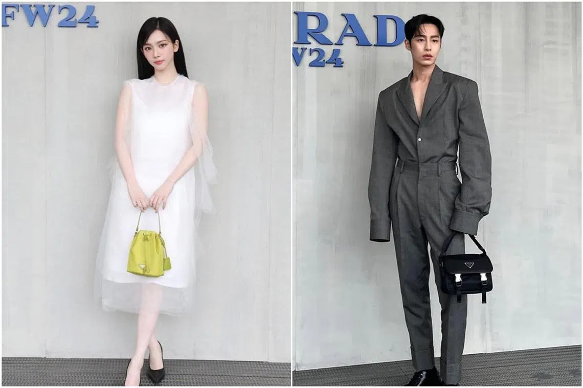 Karina and Lee Jae-wook have reportedly been dating since they first met at Prada’s 2024 Fall/Winter Men’s Collection fashion show in Milan on Jan 14.