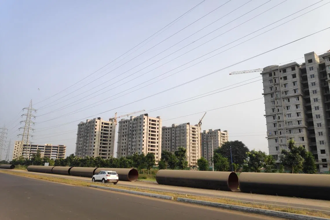 Construction has come to a standstill at Amaravati in India now a dusty and sprawling construction site. It was supposed to be a high-tech city modelled after Singapore and built from scratch as a capital for Andhra Pradesh. In November 2019, the South Indian state terminated the agreement to build infrastructure at the core of the city with Ascendas-Singbridge and Sembcorp Development.