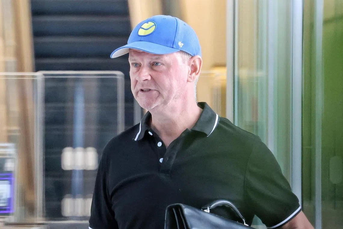 British national Clive Ainsley Griffin refused to wear a mask when told to do so by social distancing ambassadors.