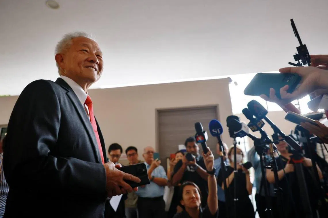 Mr Ng Kok Song has thrown his hat into the ring for the upcoming presidential election.