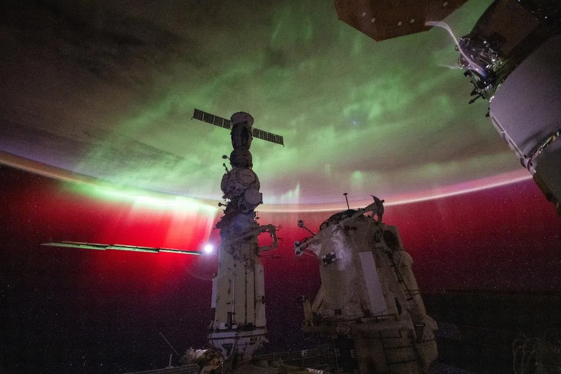 On Aug 11, Nasa astronaut Matthew Dominick publishea photo of the aurora borealis taken from the International Space Station on X.