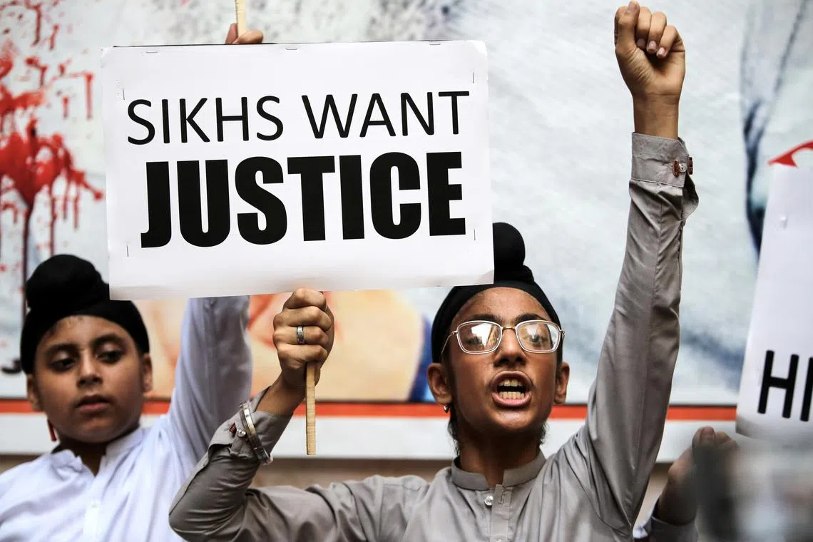 The Sikh independence movement seeks to establish a separate homeland for Sikhs in South Asia.