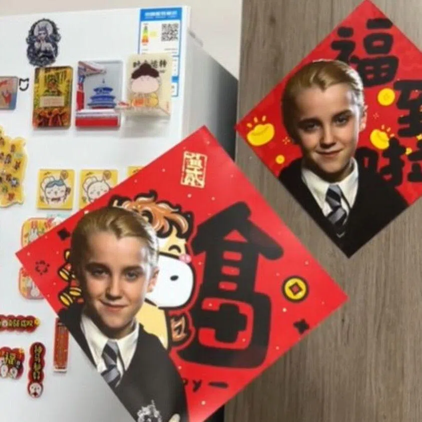 Draco Malfoy decor has been all the rage in China ahead of Chinese New Year.